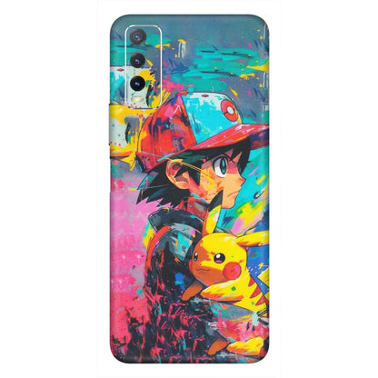 VIVO Y Series Phone Skins (All Models) - Ash & Pikachu - Matte Finish (M-26)