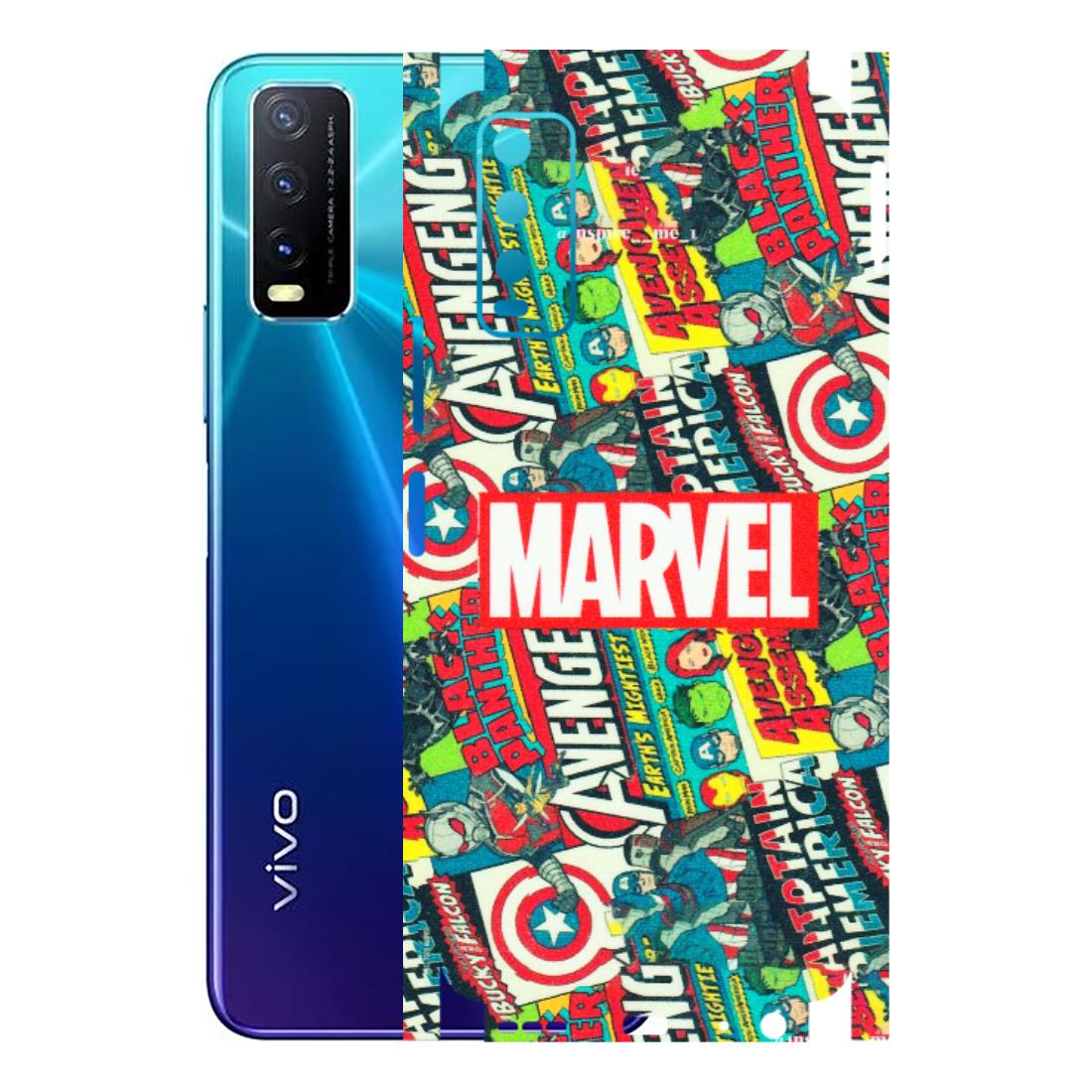 VIVO Y Series Phone Skins (All Models) - Marvel Comic Lover - Matte Finish (M-30) Vivo Y20i