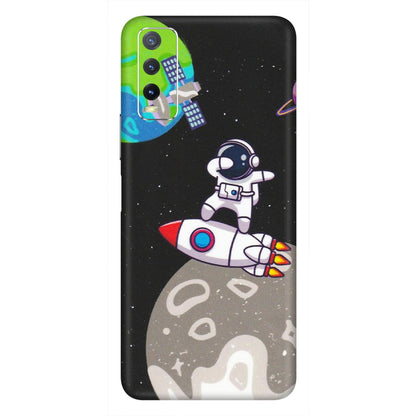 VIVO Y Series Phone Skins (All Models) - Astronaut Vibing Toon Running - Matte Finish (M-39) Vivo Y20i