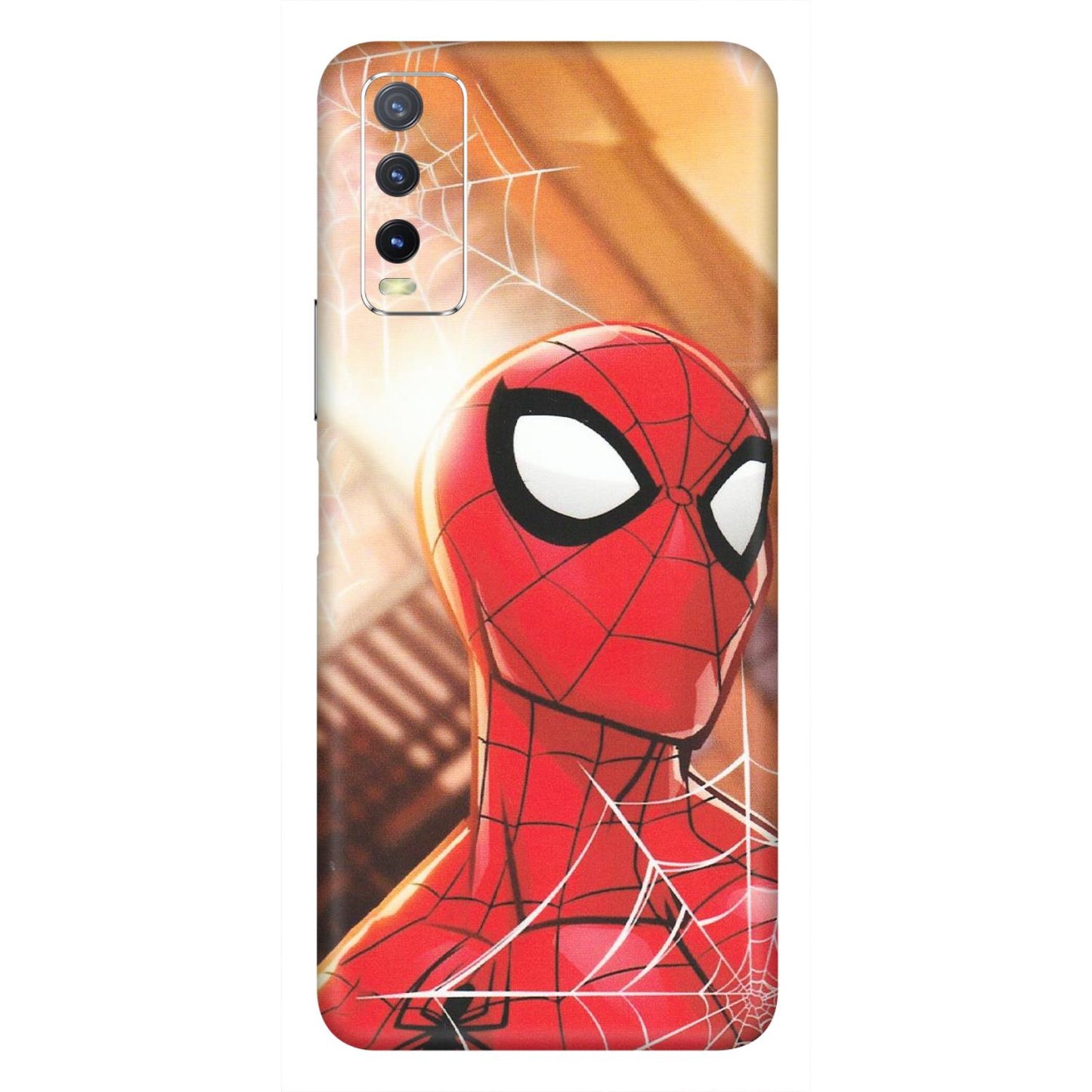 VIVO Y Series Phone Skins (All Models) - Spiderman Face New - Matte Finish (M-41) Vivo Y20i