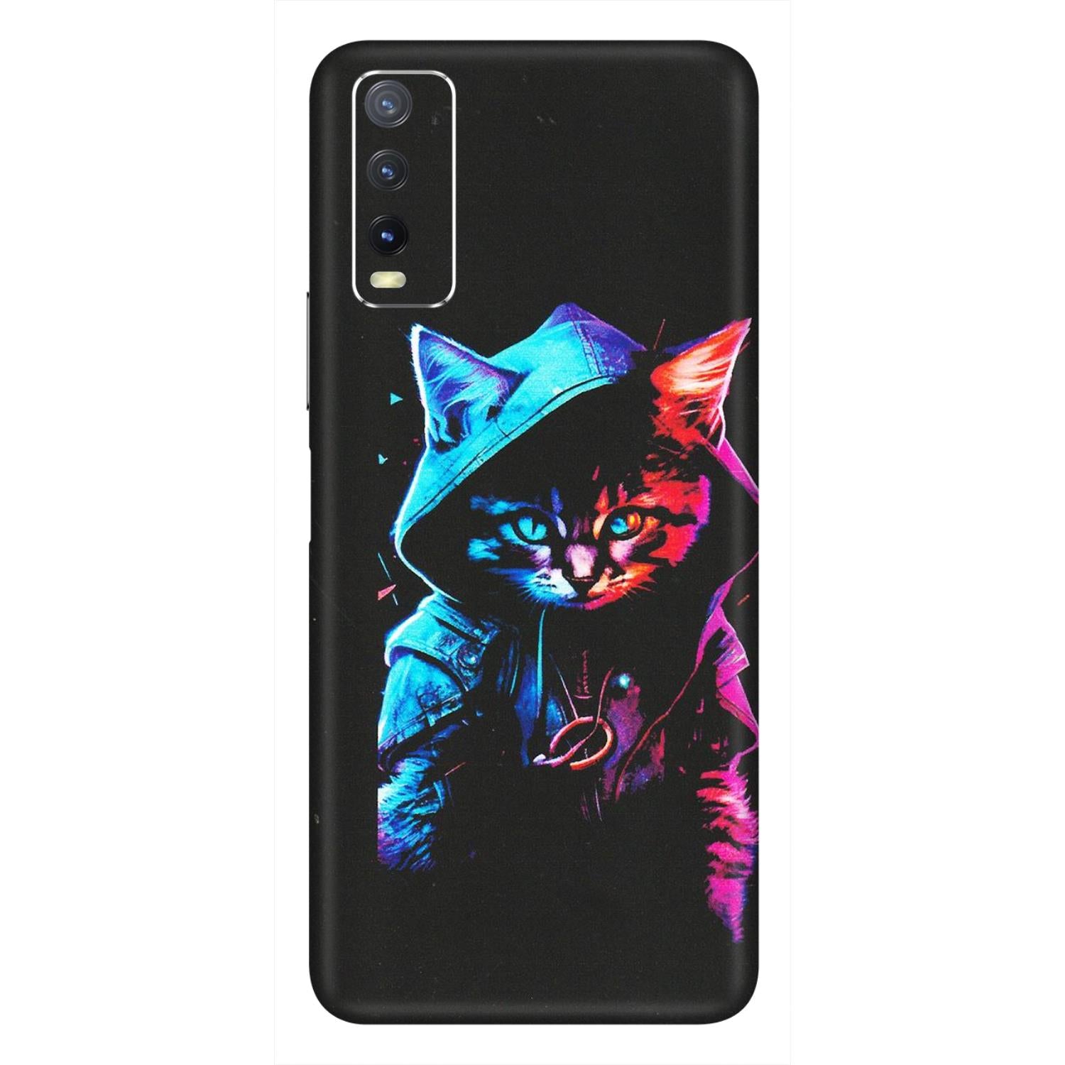 VIVO Y Series Phone Skins (All Models) - Cyberpunk Cat - Matte Finish (M-45) Vivo Y20i