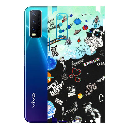 VIVO Y Series Phone Skins (All Models) - Living In A Space Dream - Matte Finish (M-46) Vivo Y20i