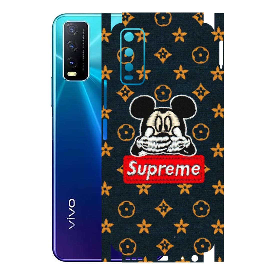 VIVO Y Series Phone Skins (All Models) - Mickey Supreme - Matte Finish (M-83) Vivo Y20i