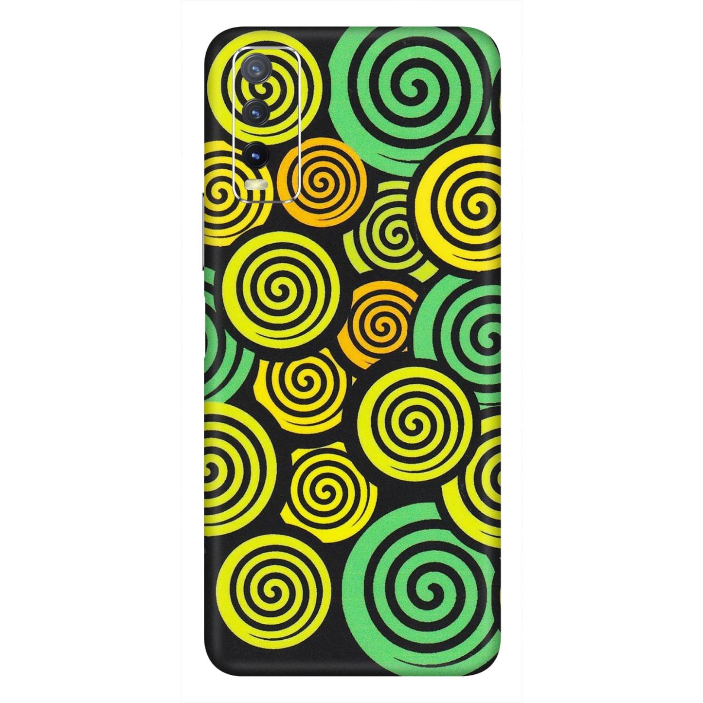 VIVO Y Series Phone Skins (All Models) - Crazy Spiral - Matte Finish (M-91) Vivo Y20i