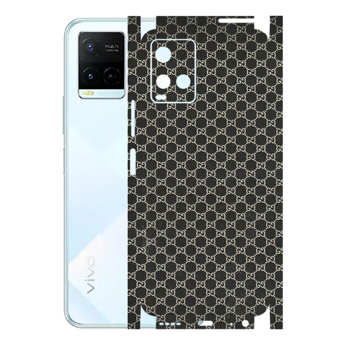 VIVO Y Series Phone Skins (All Models) - Black G Print - 3D Embossed Finish (L-109) Vivo Y21E 5G