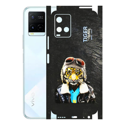 VIVO Y Series Phone Skins (All Models) - Rider Tiger - 3D Embossed Finish (L-113) Vivo Y21E 5G