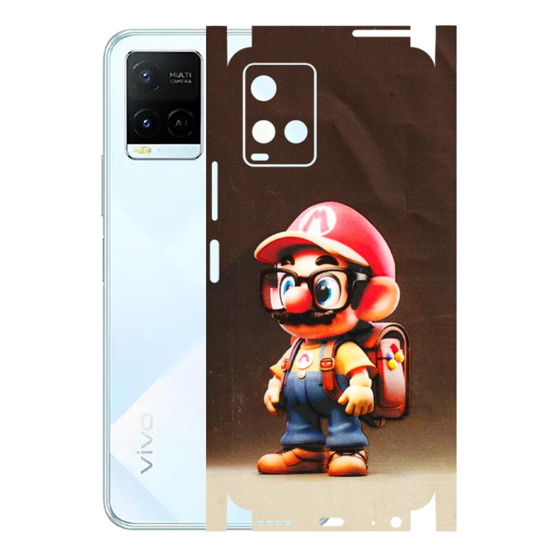 VIVO Y Series Phone Skins (All Models) - Little Mario - 3D Embossed Finish (L-119) Vivo Y21E 5G