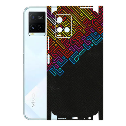 VIVO Y Series Phone Skins (All Models) - Dotme Pattern Art - 3D Embossed Finish (L-121) Vivo Y21E 5G