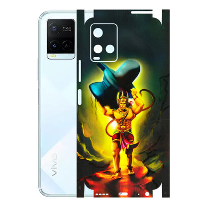 VIVO Y Series Phone Skins (All Models) - Hanuman Ji - 3D Embossed Finish (L-128) Vivo Y21E 5G