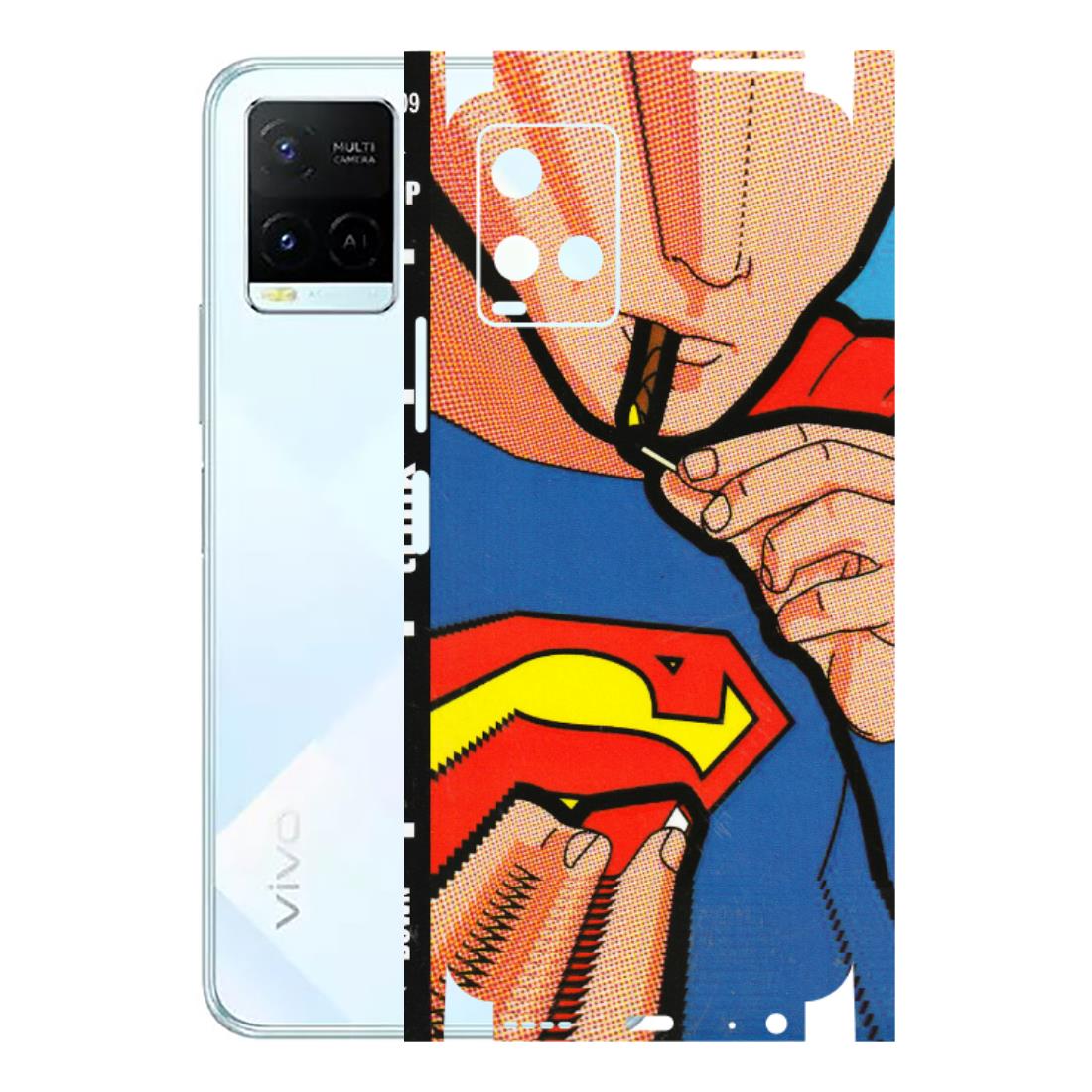 VIVO Y Series Phone Skins (All Models) - Superman Sutta - 3D Embossed Finish (L-130) Vivo Y21E 5G