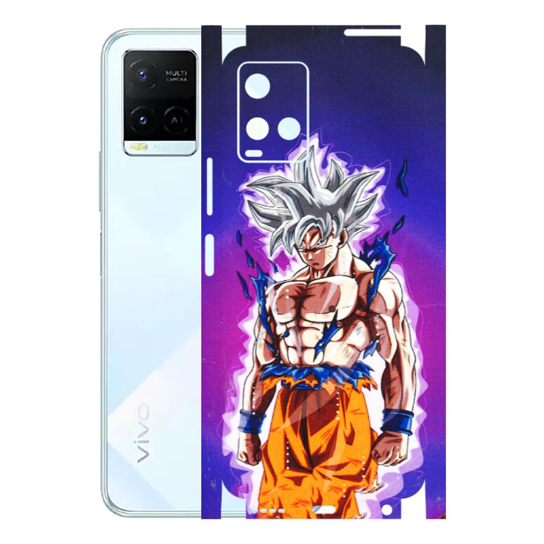 VIVO Y Series Phone Skins (All Models) - Goku Purple Anime - 3D Embossed Finish (L-147) Vivo Y21E 5G