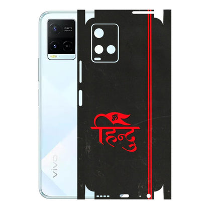 VIVO Y Series Phone Skins (All Models) - Hindu Black - 3D Embossed Finish (L-153) Vivo Y21E 5G