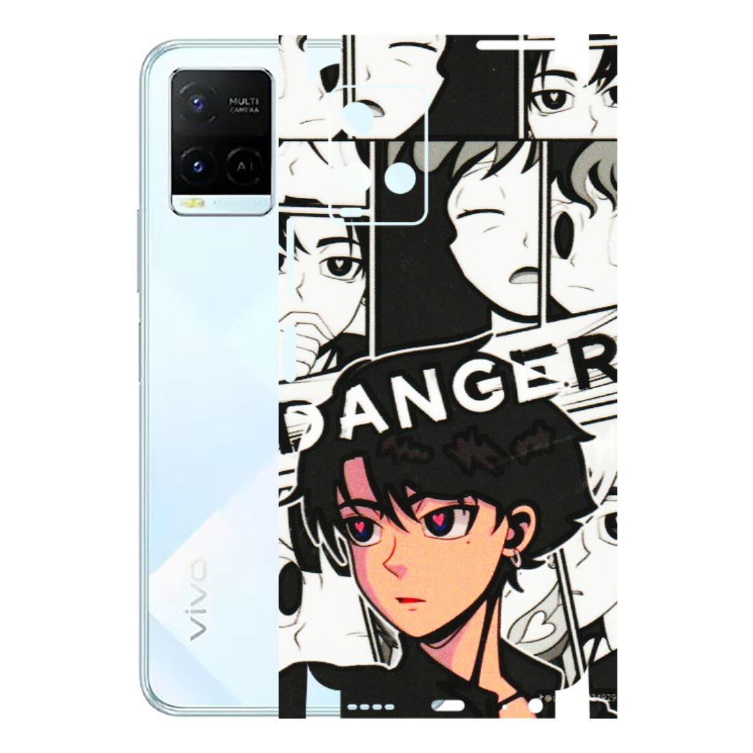VIVO Y Series Phone Skins (All Models) - Danger Anime - 3D Embossed Finish (L-155) Vivo Y21E 5G