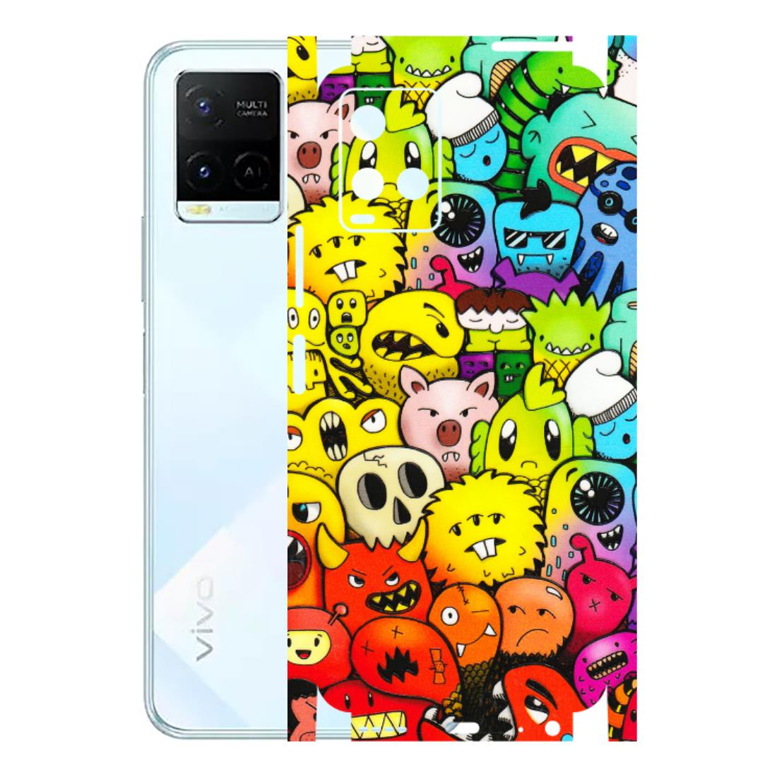 VIVO Y Series Phone Skins (All Models) - Angry Funkies - 3D Embossed Finish (L-169) Vivo Y21E 5G