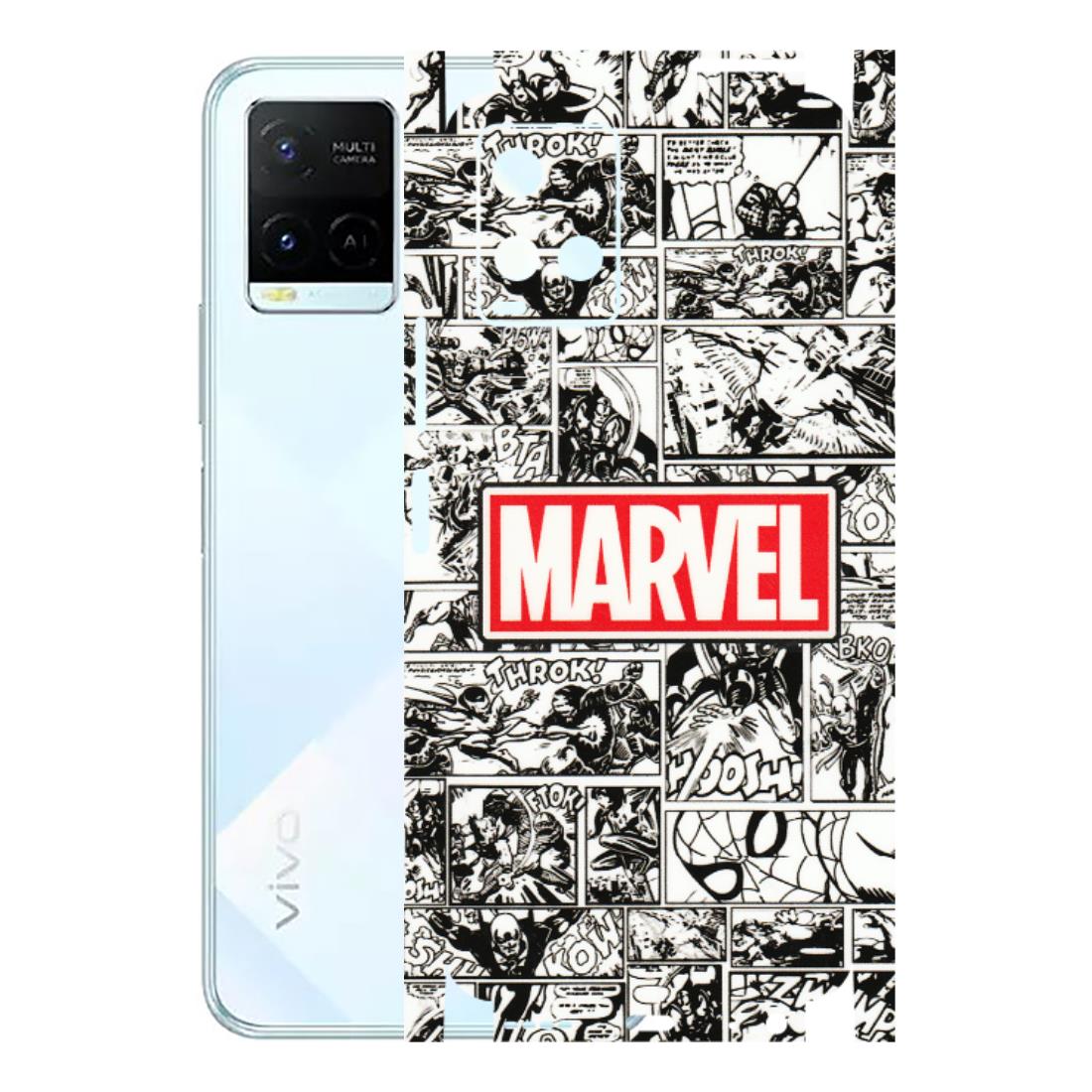 VIVO Y Series Phone Skins (All Models) - Marvel Comic - 3D Embossed Finish (L-171) Vivo Y21E 5G