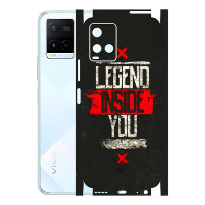 VIVO Y Series Phone Skins (All Models) - Legend Inside You - 3D Embossed Finish (L-186) Vivo Y21E 5G