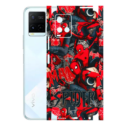 VIVO Y Series Phone Skins (All Models) - SpiderMan Cool - 3D Embossed Finish (L-188) Vivo Y21E 5G