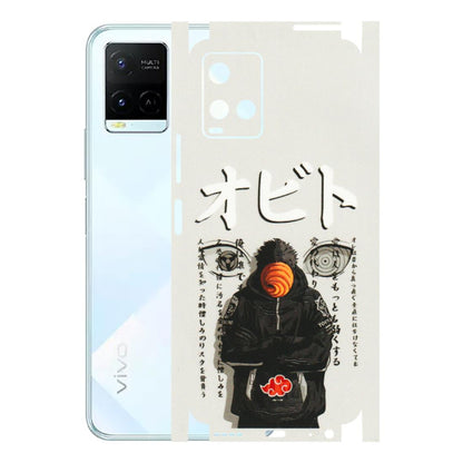 VIVO Y Series Phone Skins (All Models) - Obito Anime Eye - 3D Embossed Finish (L-19) Vivo Y21E 5G
