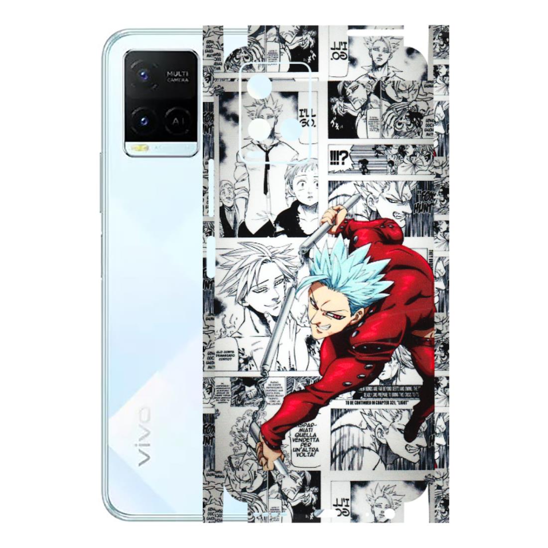 VIVO Y Series Phone Skins (All Models) - Anime Comic - 3D Embossed Finish (L-192) Vivo Y21E 5G