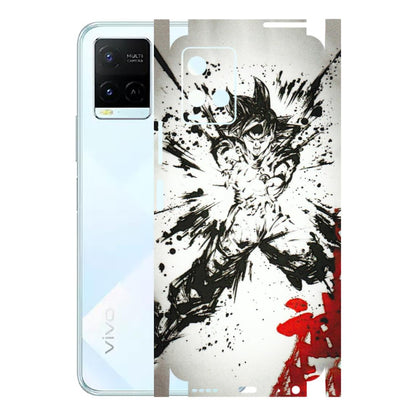 VIVO Y Series Phone Skins (All Models) - DBZ - 3D Embossed Finish (L-206) Vivo Y21E 5G