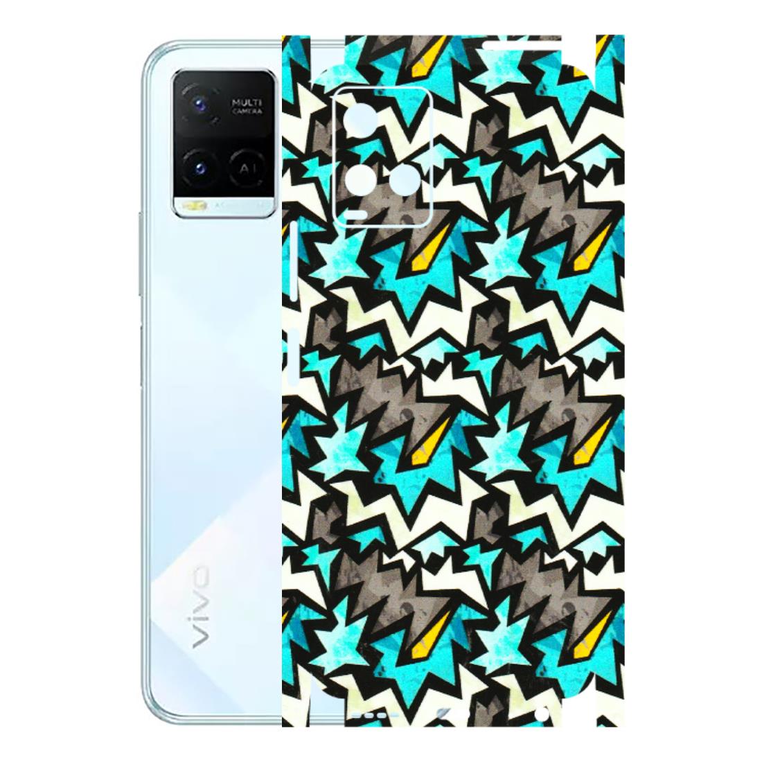 VIVO Y Series Phone Skins (All Models) - Funky Zig Zag - 3D Embossed Finish (L-223) Vivo Y21E 5G