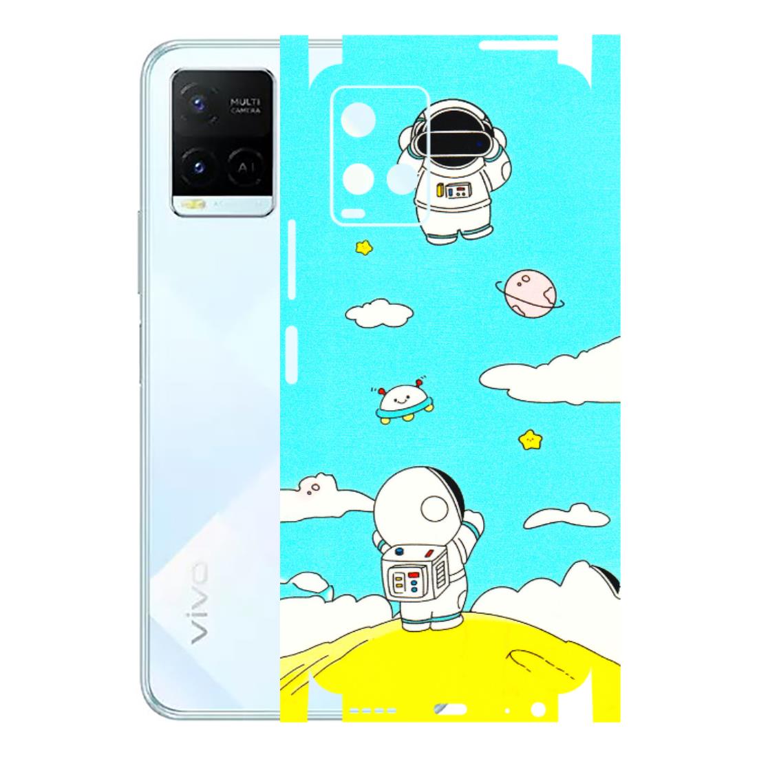 VIVO Y Series Phone Skins (All Models) - Blue Skies Astro Float - 3D Embossed Finish (L-230) Vivo Y21E 5G
