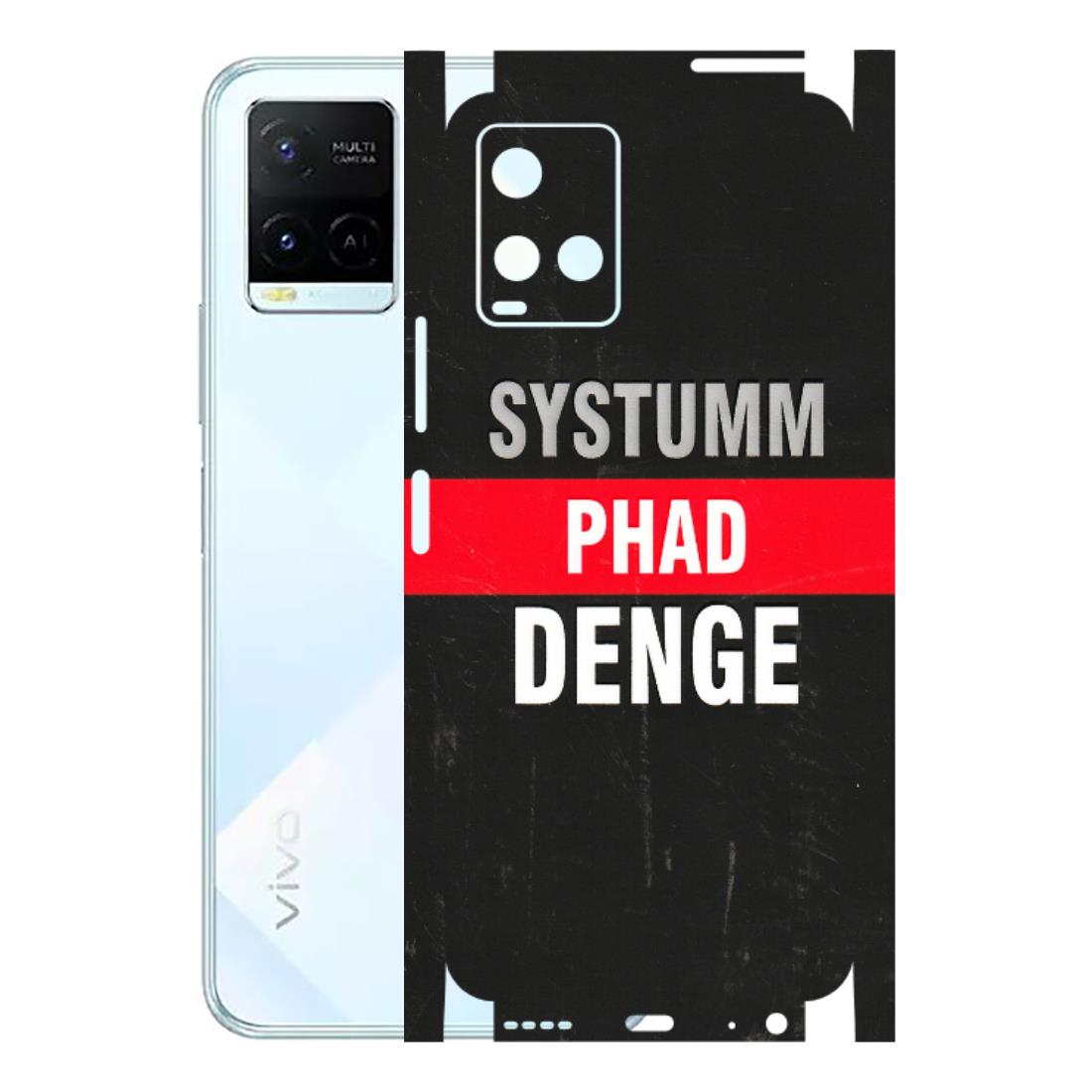 VIVO Y Series Phone Skins (All Models) - Systumm Phad Denge - 3D Embossed Finish (L-278) Vivo Y21E 5G