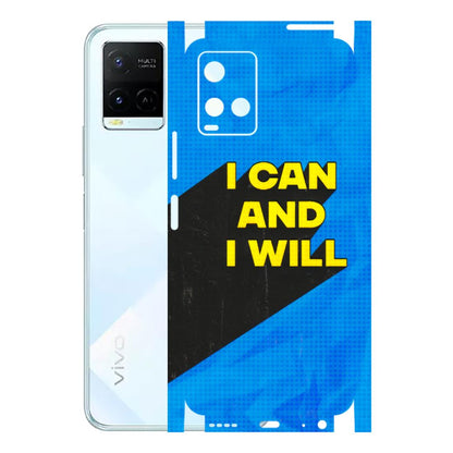 VIVO Y Series Phone Skins (All Models) - I Can And I Will - 3D Embossed Finish (L-281) Vivo Y21E 5G