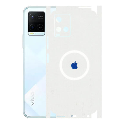 VIVO Y Series Phone Skins (All Models) - iPhone Magsafe Logo - 3D Embossed Finish (L-320) Vivo Y21E 5G