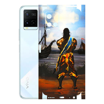 VIVO Y Series Phone Skins (All Models) - Heavenly God Figure - 3D Embossed Finish (L-34) Vivo Y21E 5G