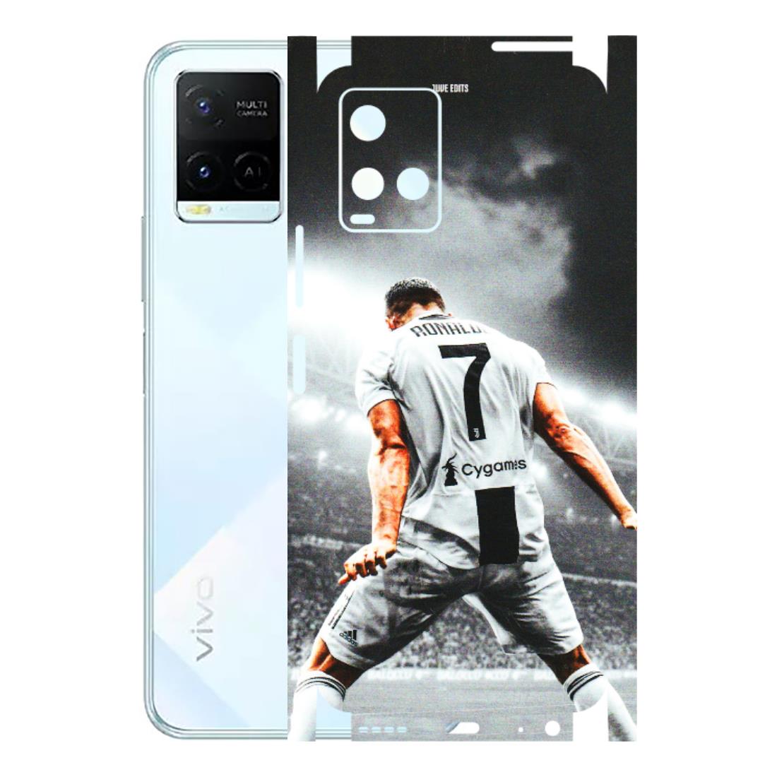 VIVO Y Series Phone Skins (All Models) - Ronaldo CR7 Crazy - 3D Embossed Finish (L-44) Vivo Y21E 5G