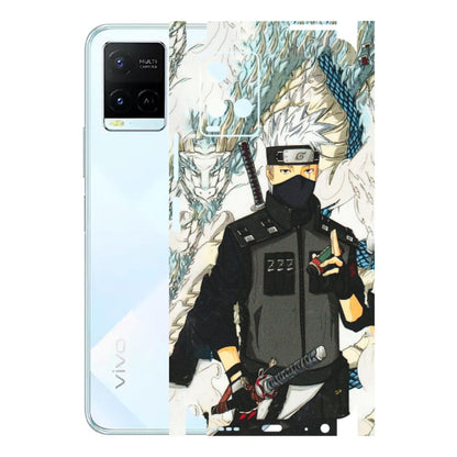 VIVO Y Series Phone Skins (All Models) - Kakashi Hatake Naruto Anime - 3D Embossed Finish (L-46) Vivo Y21E 5G
