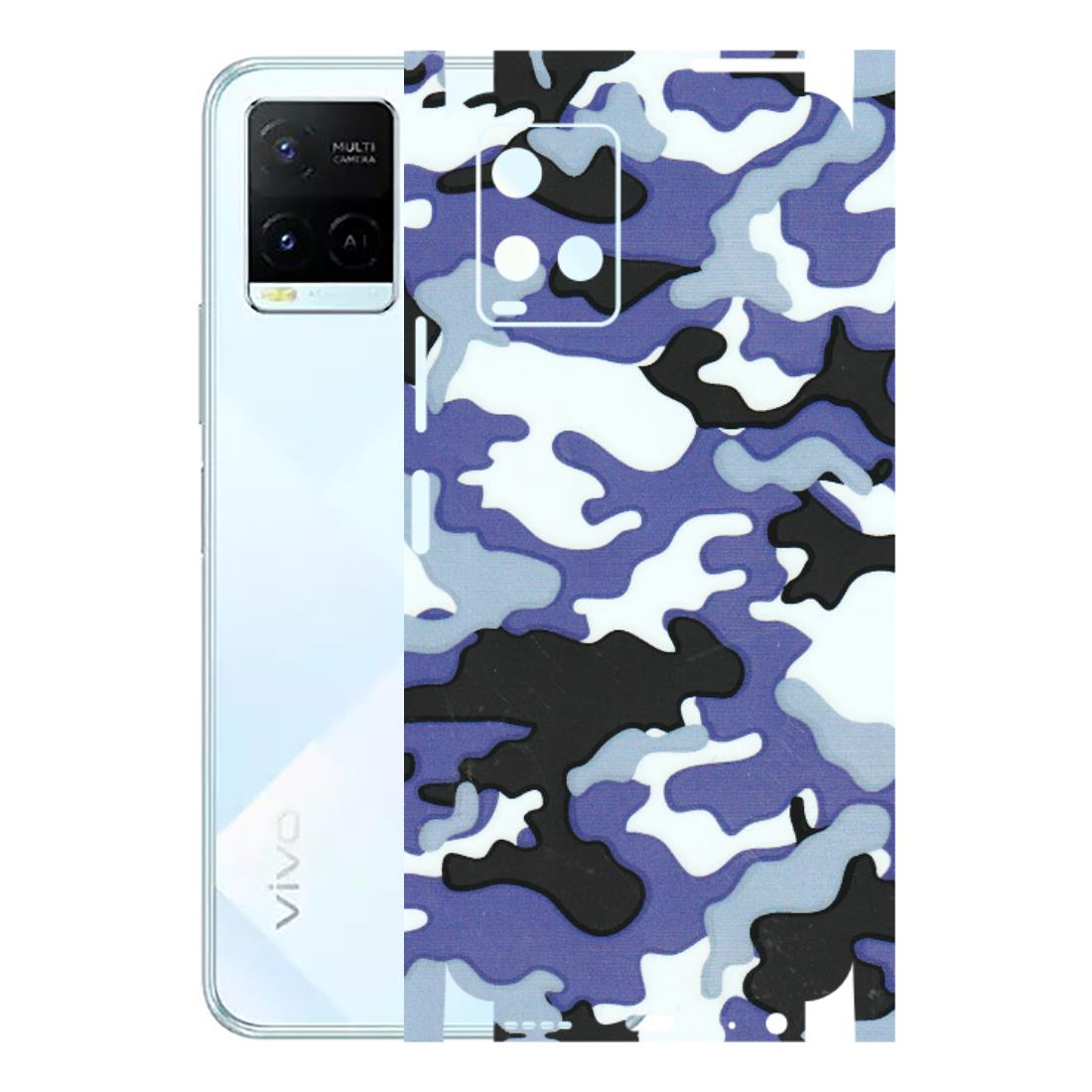VIVO Y Series Phone Skins (All Models) - Powerfull Military Camoflauge - 3D Embossed Finish (L-49) Vivo Y21E 5G