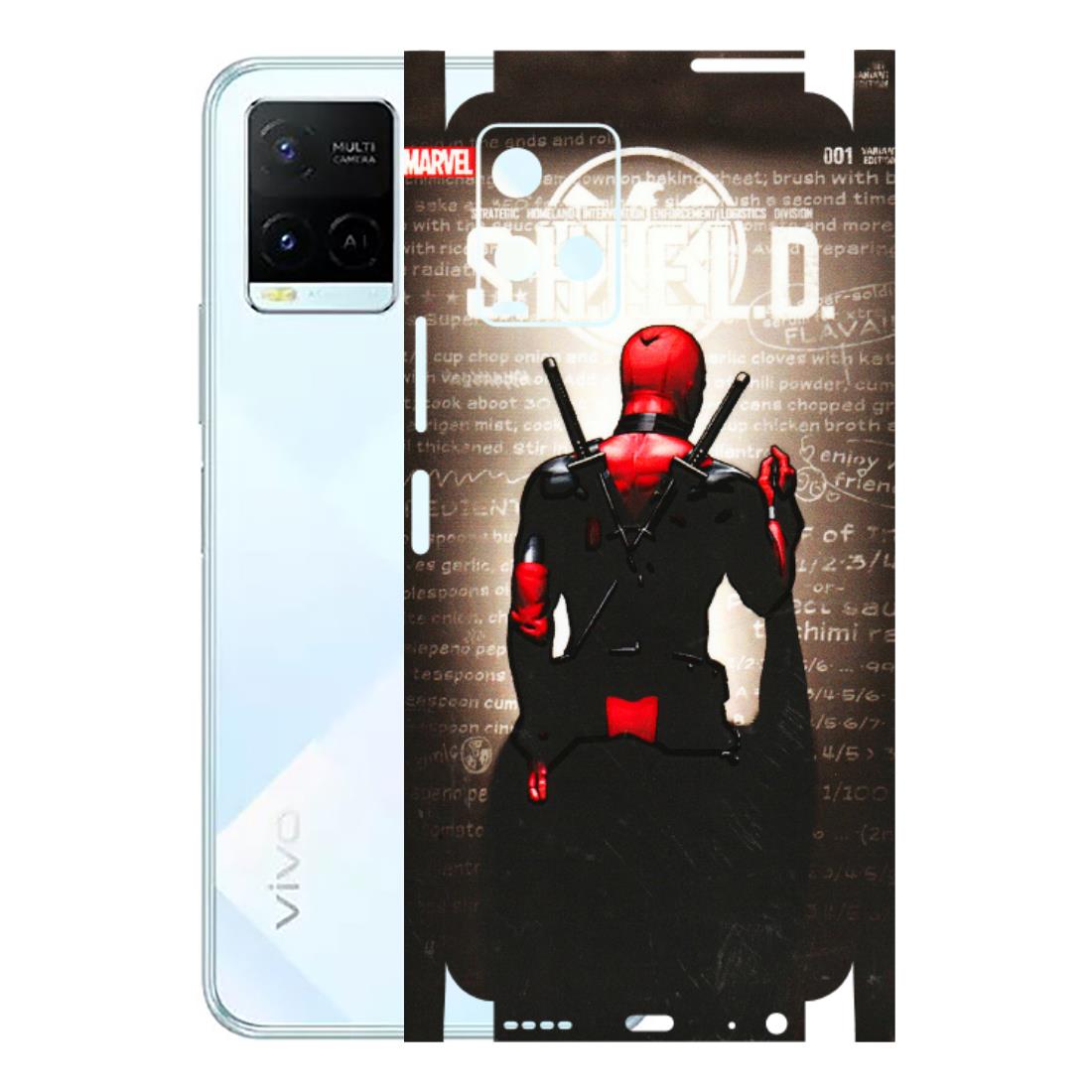 VIVO Y Series Phone Skins (All Models) - Deadpool - 3D Embossed Finish (L-56) Vivo Y21E 5G