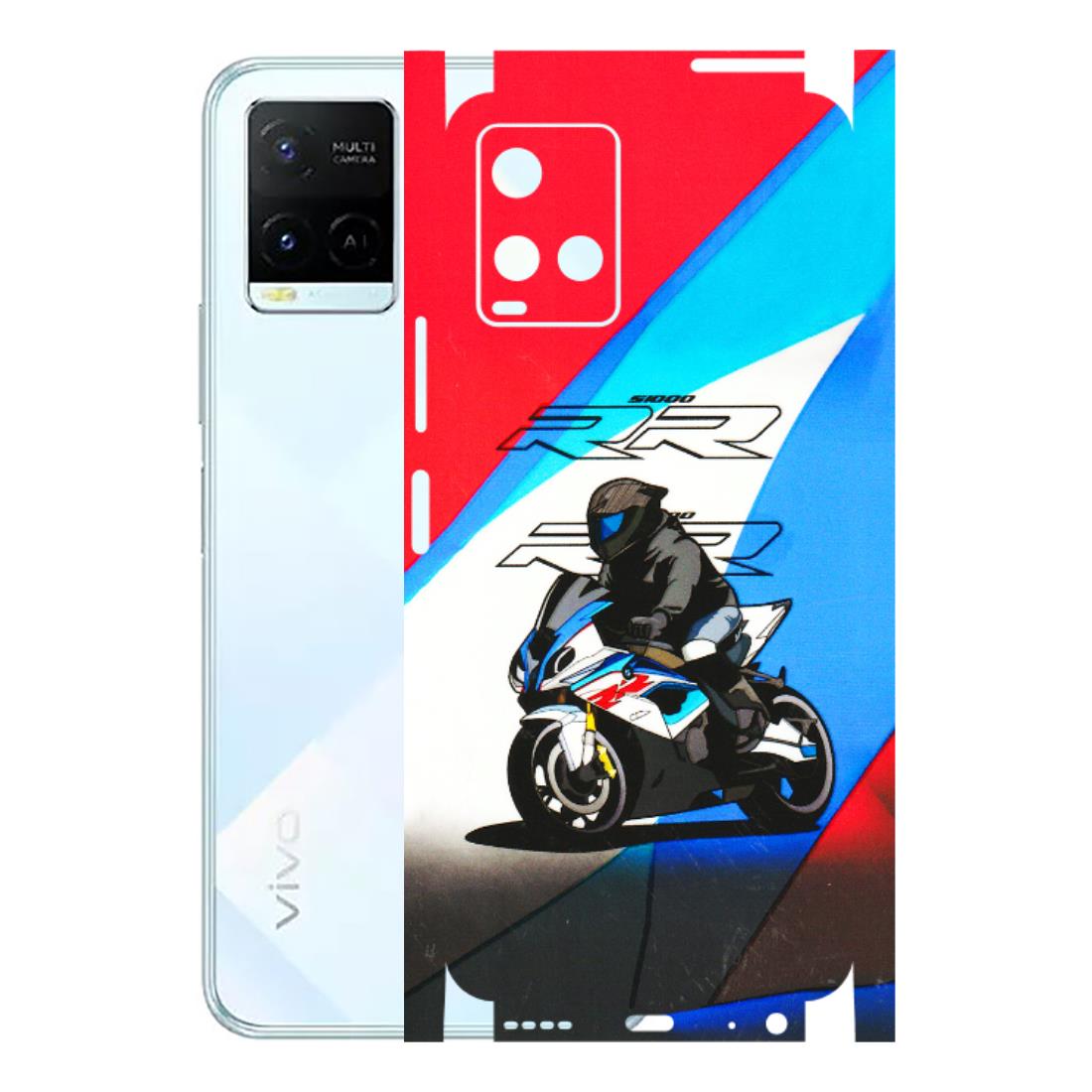 VIVO Y Series Phone Skins (All Models) - Bikers Love - 3D Embossed Finish (L-58) Vivo Y21E 5G