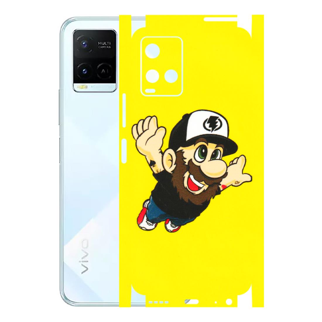 VIVO Y Series Phone Skins (All Models) - Flying Beardo - 3D Embossed Finish (L-60) Vivo Y21E 5G