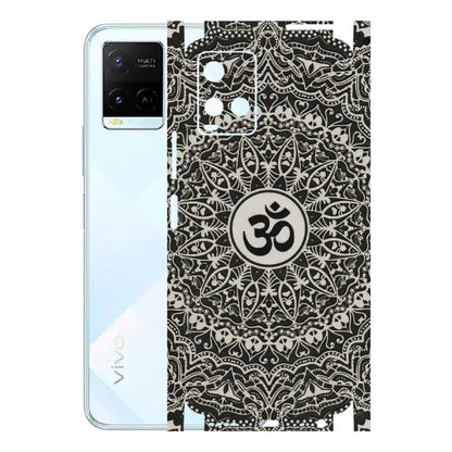 VIVO Y Series Phone Skins (All Models) - Aum Elegant Mandala - 3D Embossed Finish (L-62) Vivo Y21E 5G