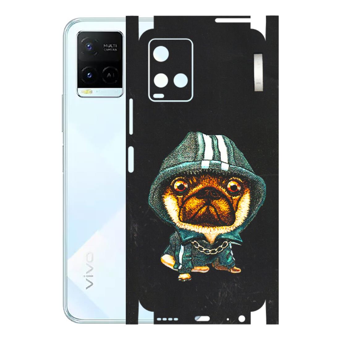 VIVO Y Series Phone Skins (All Models) - Puppy N Hoodie - 3D Embossed Finish (L-90) Vivo Y21E 5G