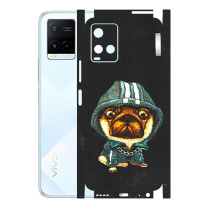 VIVO Y Series Phone Skins (All Models) - Puppy N Hoodie - 3D Embossed Finish (L-90) Vivo Y21E 5G