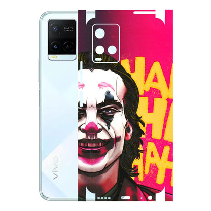 VIVO Y Series Phone Skins (All Models) - Joker Evil Laugh - 3D Embossed Finish (L-97) Vivo Y21E 5G