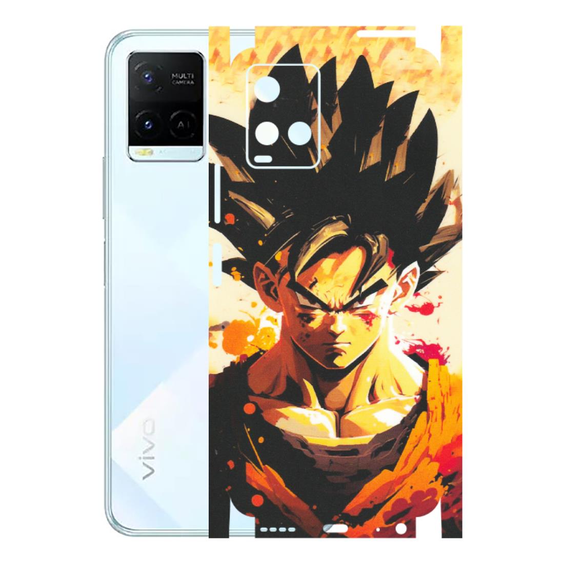 VIVO Y Series Phone Skins (All Models) - Angry Goku - Matte Finish (M-12) Vivo Y21E 5G