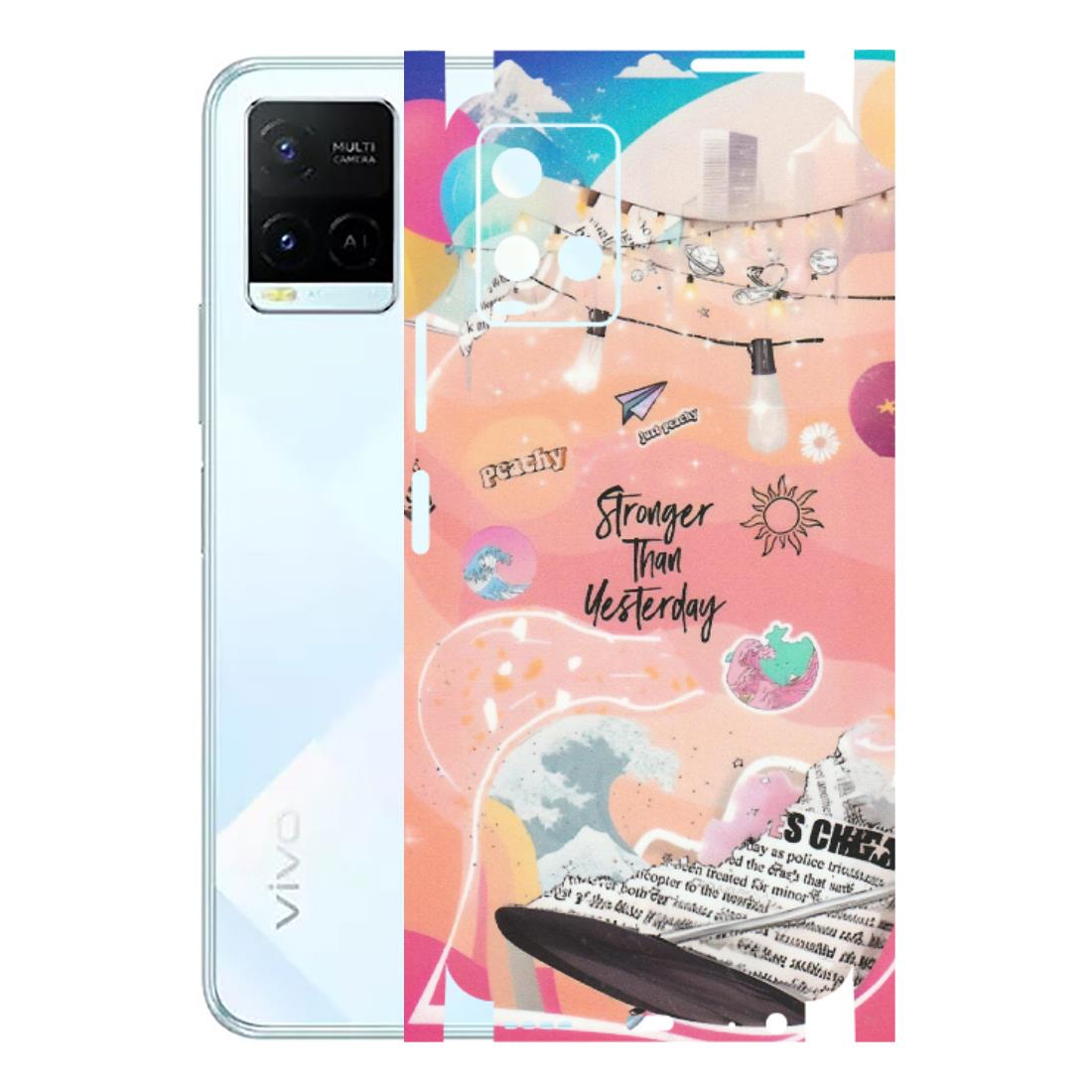 VIVO Y Series Phone Skins (All Models) - Stronger Then Yesterday - Matte Finish (M-128) Vivo Y21E 5G
