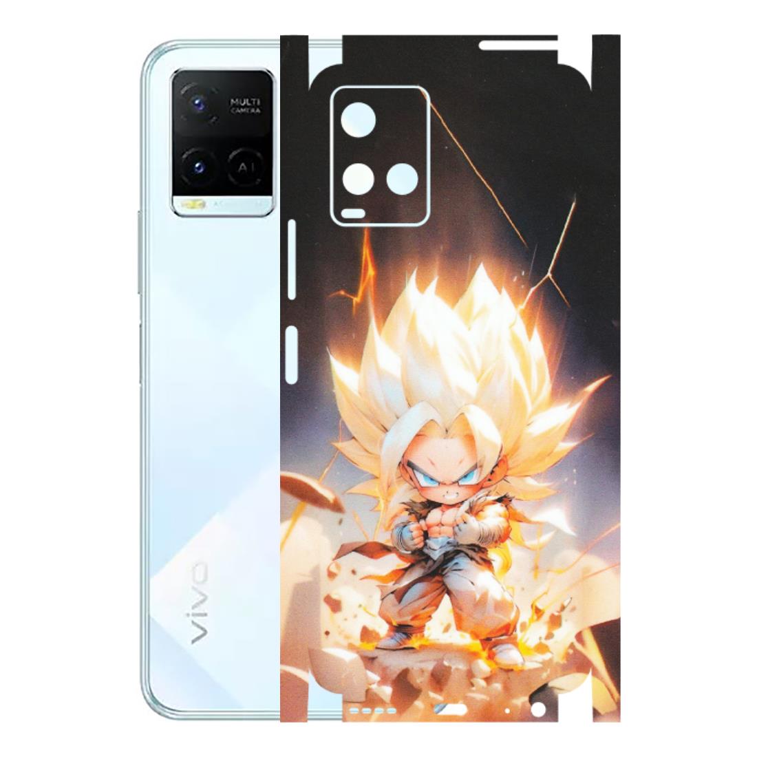 VIVO Y Series Phone Skins (All Models) - Goku Dragon Cute Anime - Matte Finish (M-131) Vivo Y21E 5G
