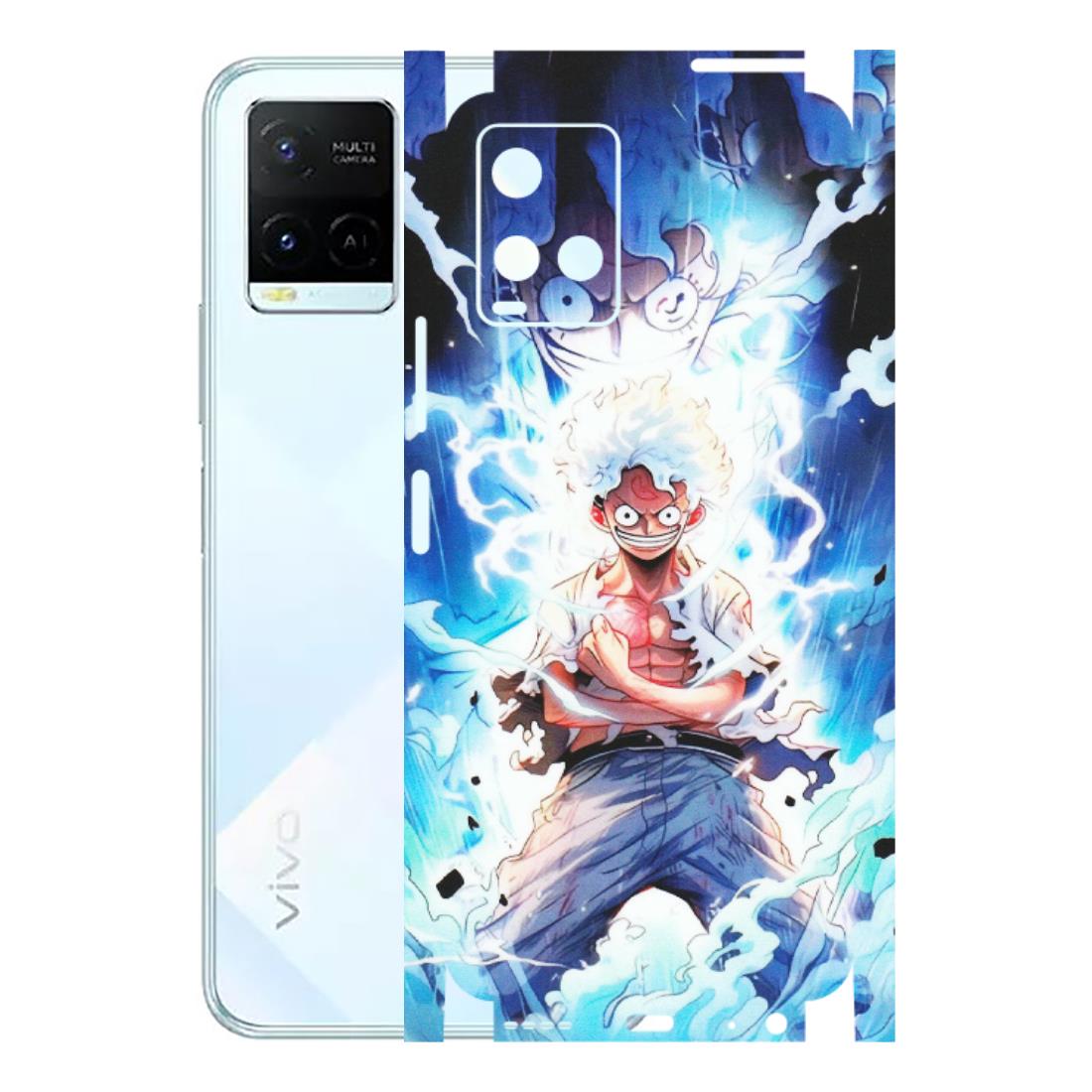 VIVO Y Series Phone Skins (All Models) - Blue Thunder Luffy Anime - Matte Finish (M-132) Vivo Y21E 5G