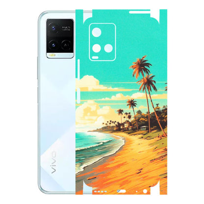 VIVO Y Series Phone Skins (All Models) - Miami Beach - Matte Finish (M-136) Vivo Y21E 5G