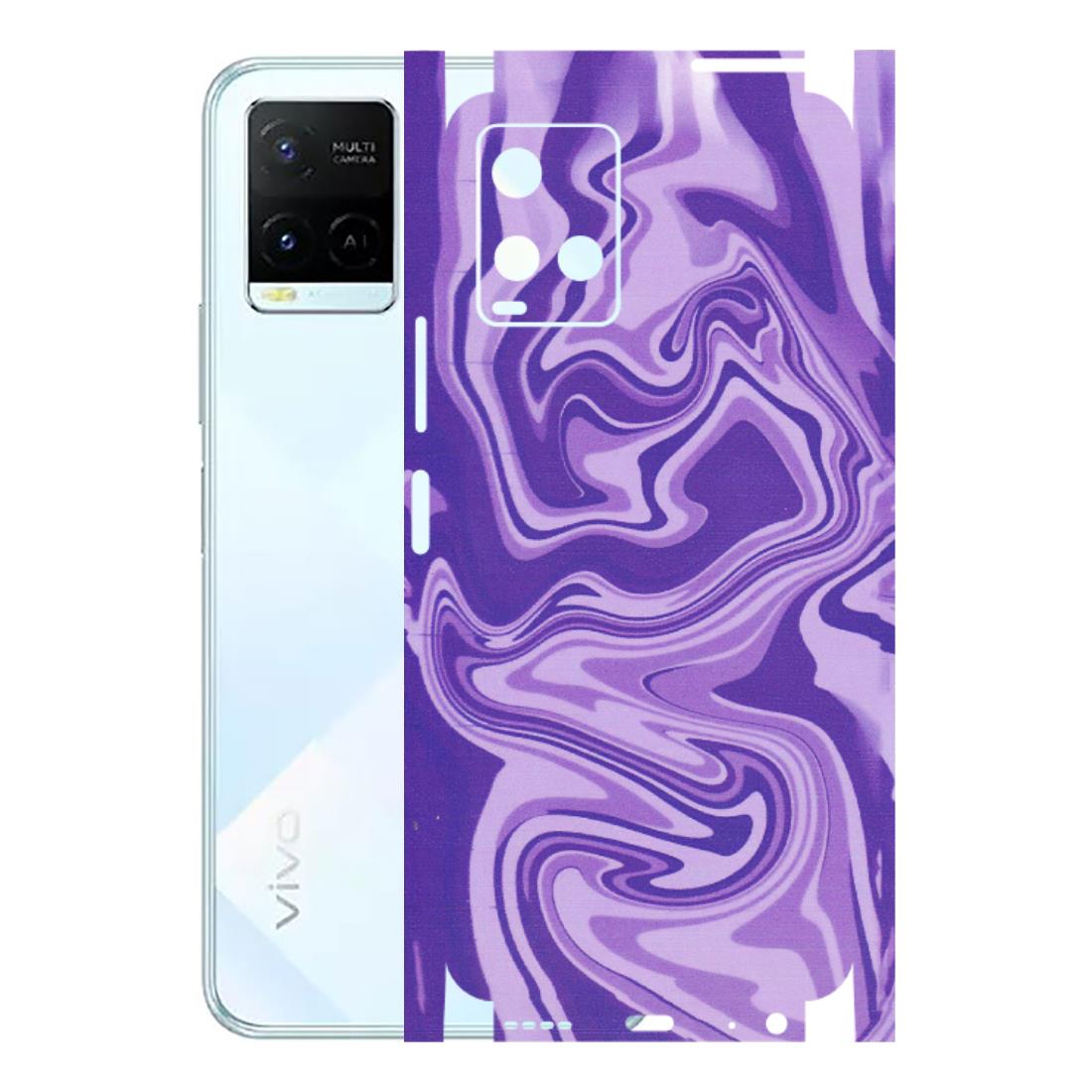 VIVO Y Series Phone Skins (All Models) - Hazy Purple Nights - Matte Finish (M-14) Vivo Y21E 5G