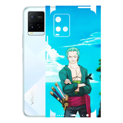 VIVO Y Series Phone Skins (All Models) - Cool Swordman Zoro Anime - Matte Finish (M-143) Vivo Y21E 5G