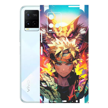 VIVO Y Series Phone Skins (All Models) - Angry Naruto Anime - Matte Finish (M-148) Vivo Y21E 5G