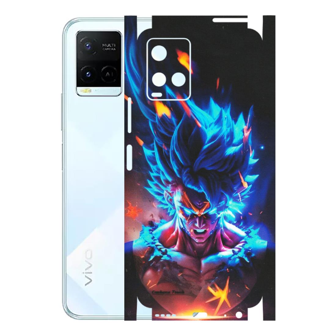 VIVO Y Series Phone Skins (All Models) - Angry Goku Dragon Ball Anime - Matte Finish (M-150) Vivo Y21E 5G