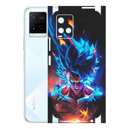 VIVO Y Series Phone Skins (All Models) - Angry Goku Dragon Ball Anime - Matte Finish (M-150) Vivo Y21E 5G
